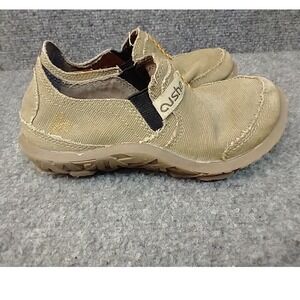 Cushe Childrens Slipper Kids 12 Sand Canvas Slip On Loafers UC00001